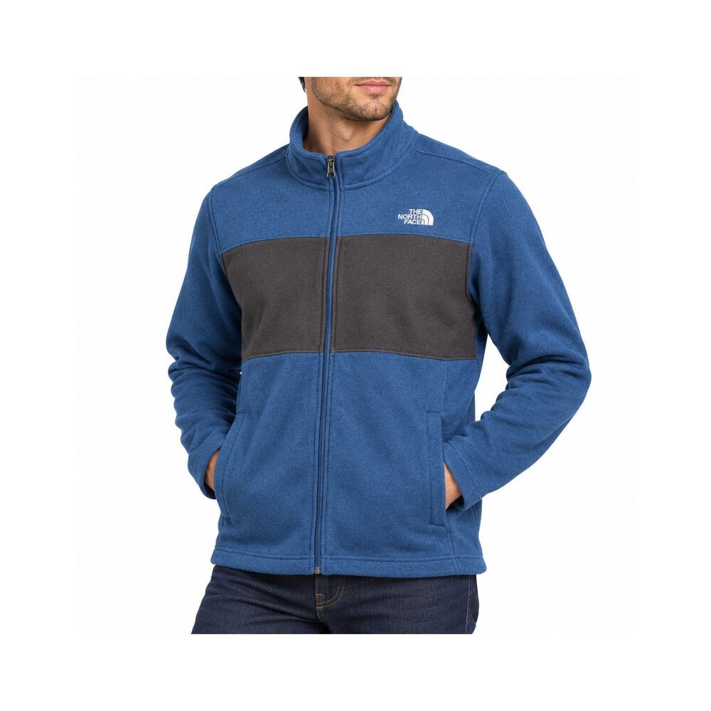NWT The North Face Gavel Pike Full Zip Fleece Estate Blue Heather Men's L
